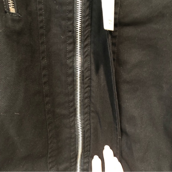 NWT Mens Wantdo black cotton zip up jacket cargo style multi pocket trucker M - Picture 11 of 12